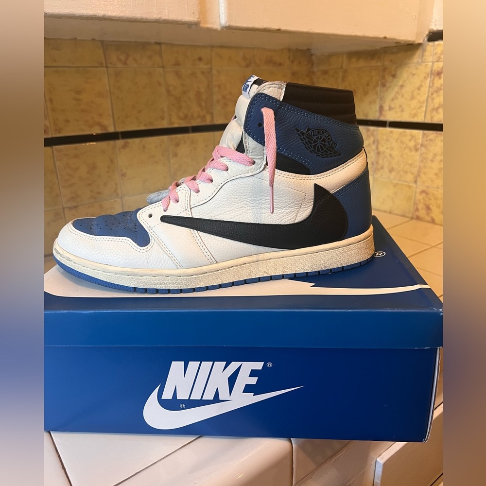 Travis Scott x Fragment x Air Jordan 1 Retro High OG SP (USED) US M 11